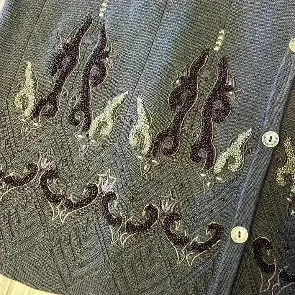 Vintage wool blend vest - Picture 2 of 3